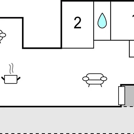 Two-bedroom In Vakantiehuis Fanø